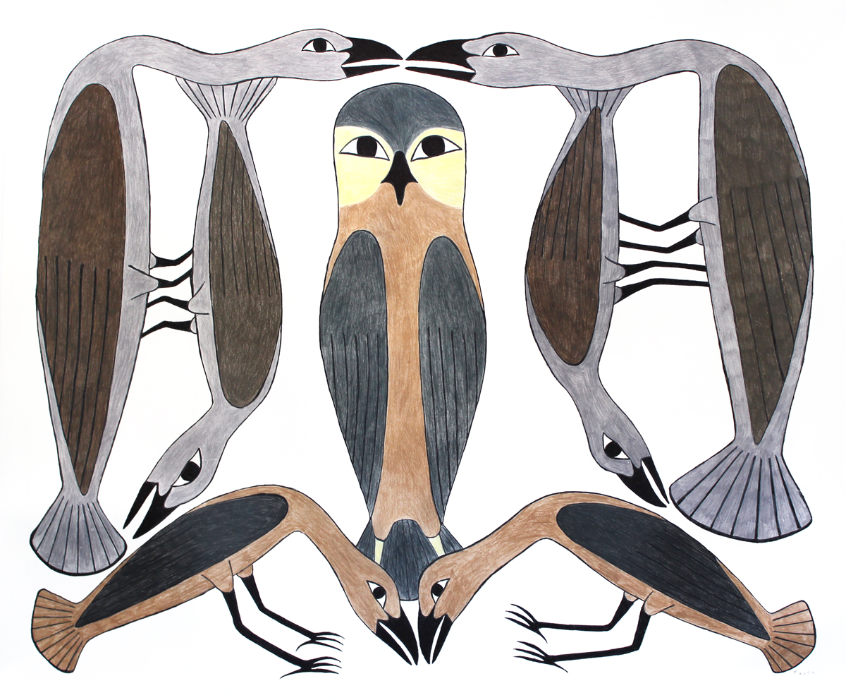 Featured image for “Fifteen Years: A Snapshot of Kinngait Drawing (2000-2015)”