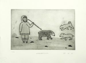 UNTITLED (HUNTER WITH ANIMALS)