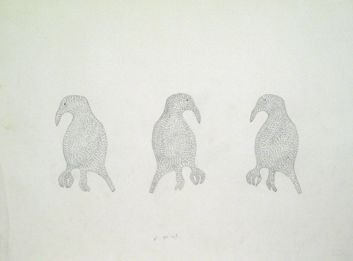 COMPOSITION (THREE BIRDS)