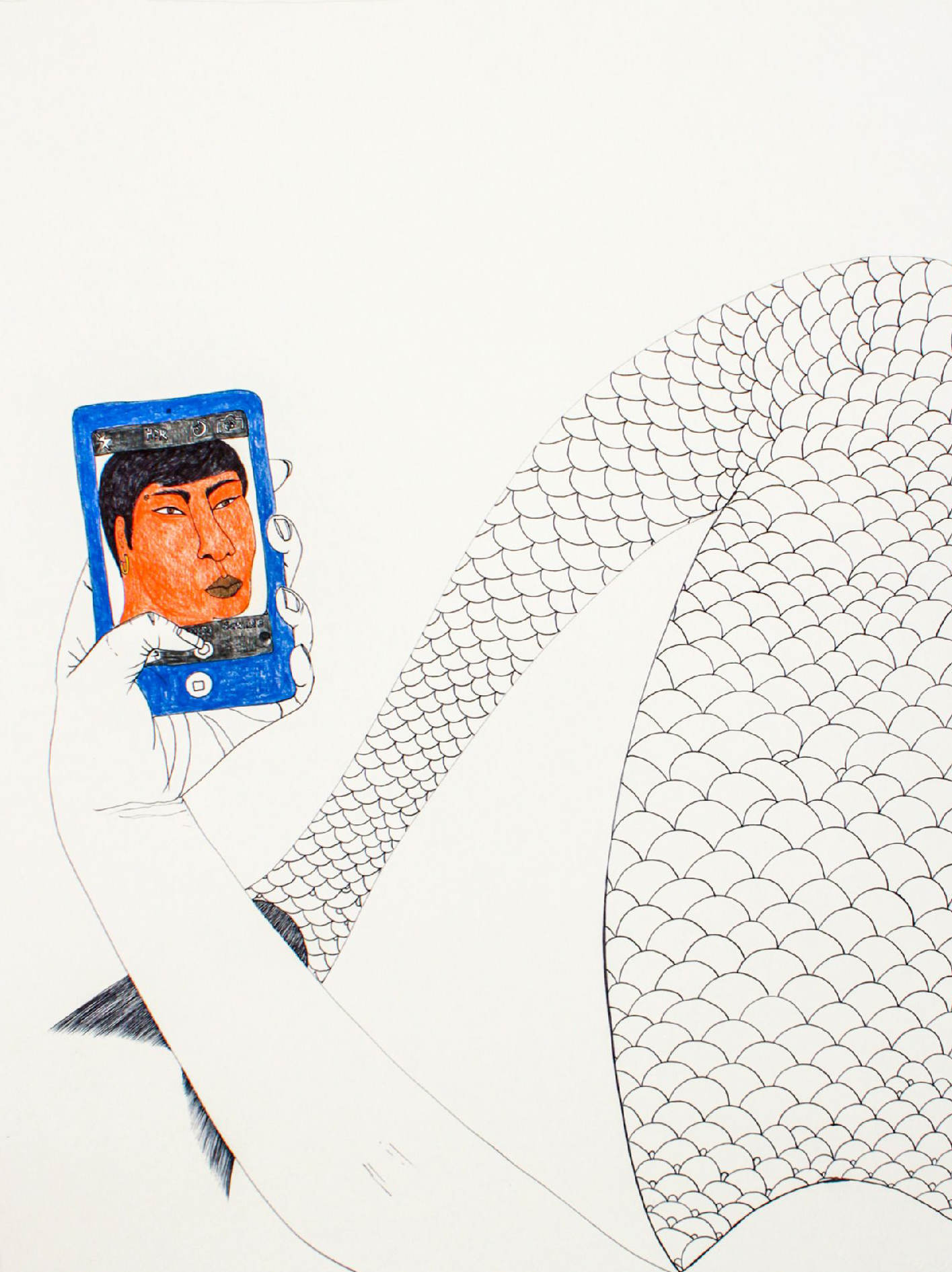 Featured image for “Recent Drawings by Ningukulu Teevee”