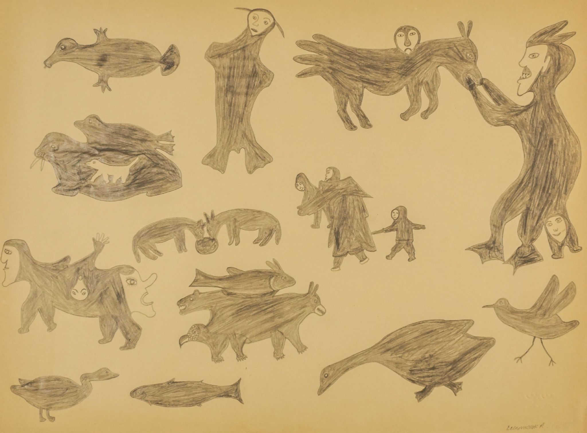 Featured image for “Graphite: Early Drawings from Kinngait”
