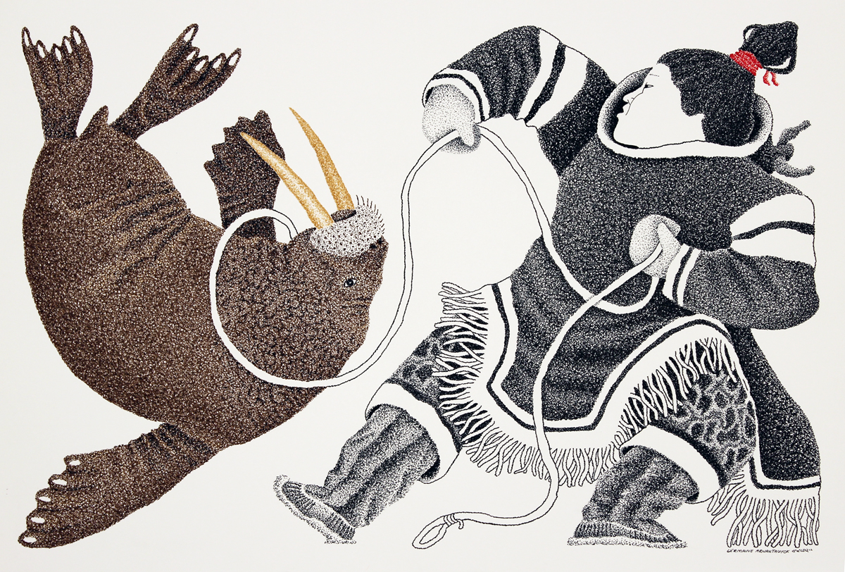 Featured image for “Germaine Arnaktauyok: Drawings”