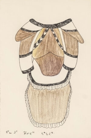 CARIBOU SKIN AMAUTI: FRONT