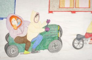 COMPOSITION (ON THE SKIDOO)