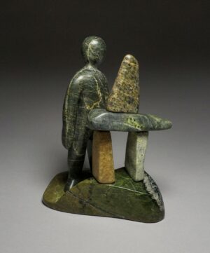 MAN AND INUKSHUK