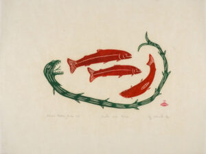 SNAKE AND FISHES