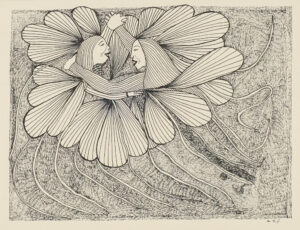 COMPOSITION (TWO SPIRITS DANCING)