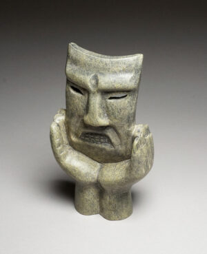 MASK IN HANDS