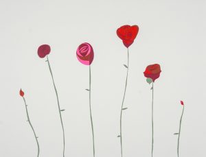 COMPOSITION (SIX FLOWERS)